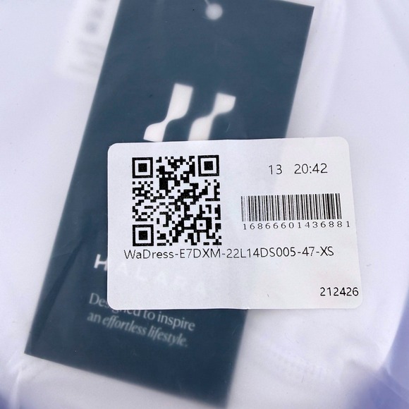 Halara Everyday Cloudful Air Half Zip 2-Piece Set Golf Dress XS White Blue Black - Picture 15 of 16